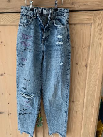 Lässige Denim Jeans EU Gr. 32 XXS