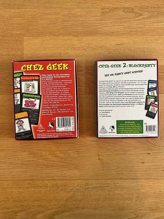 Pegasus Spiele Giochi: Chez Geek 1 & 2  Kartenspiel – Usato da Wabern venduto da up2zero 1