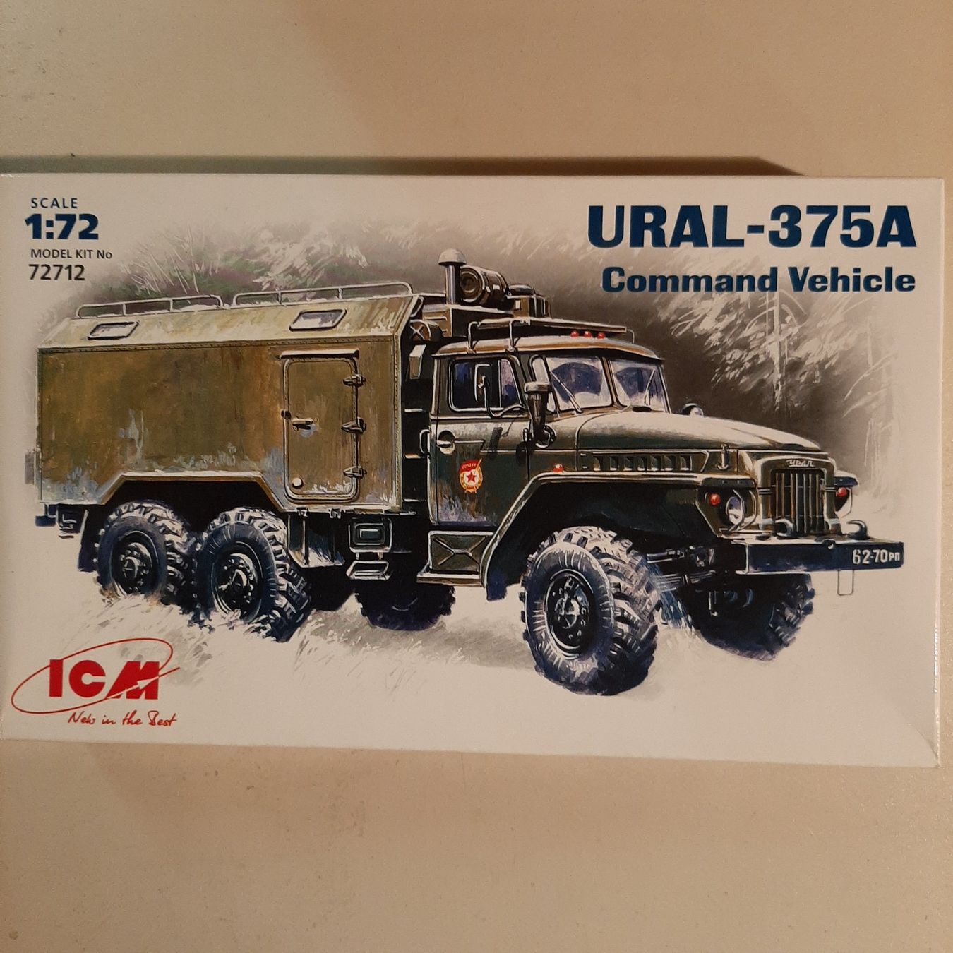 Kits de montage: 763 ... URAL-375 A Command ... ICM 72712 – Neuf (Voir description) à Bonstetten par Benibanny59