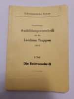 Schweizer Armee Reitvorschrift 1939 - Rarität!