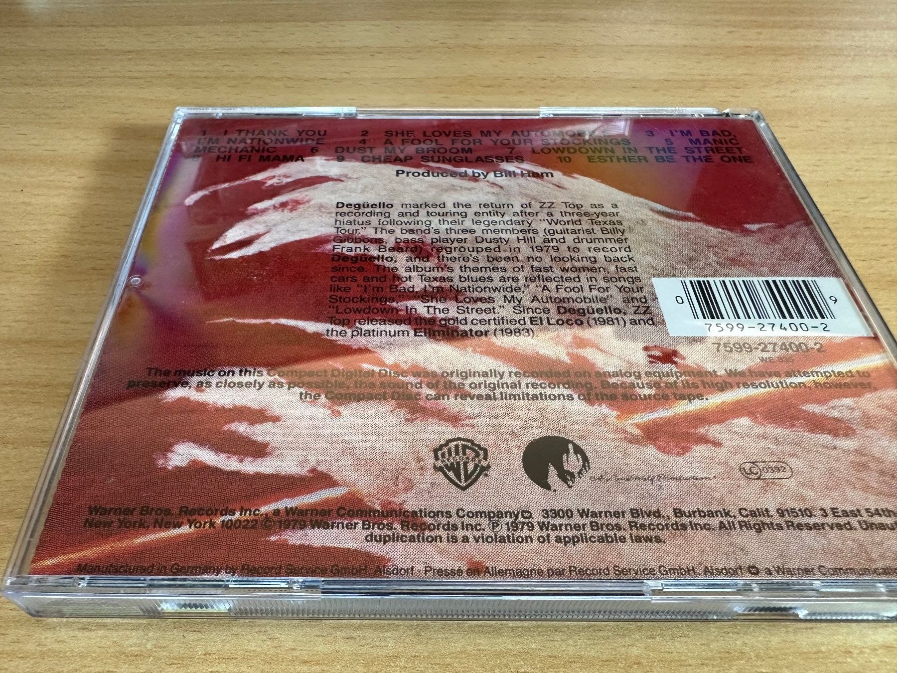 CD: ZZ Top – Degüello – Usato da Rikon im Tösstal venduto da Alpenmutz 1