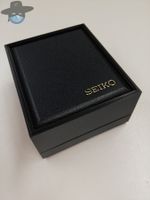 Vintage Seiko Quartz Uhren Box schwarz / innen dunkelblau