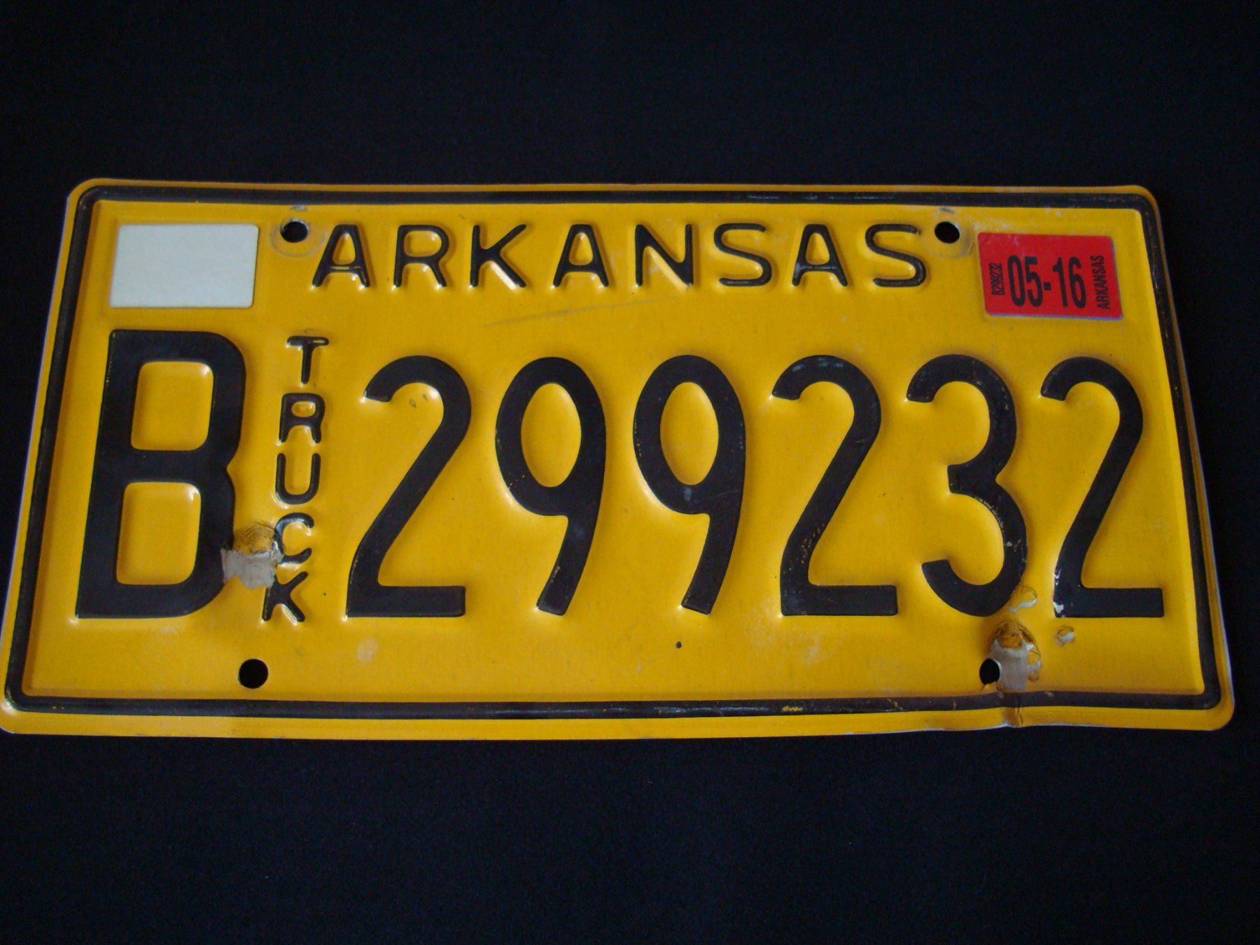 Schilder: ARKANSAS B299232 – Gebraucht aus Scherz von 5246