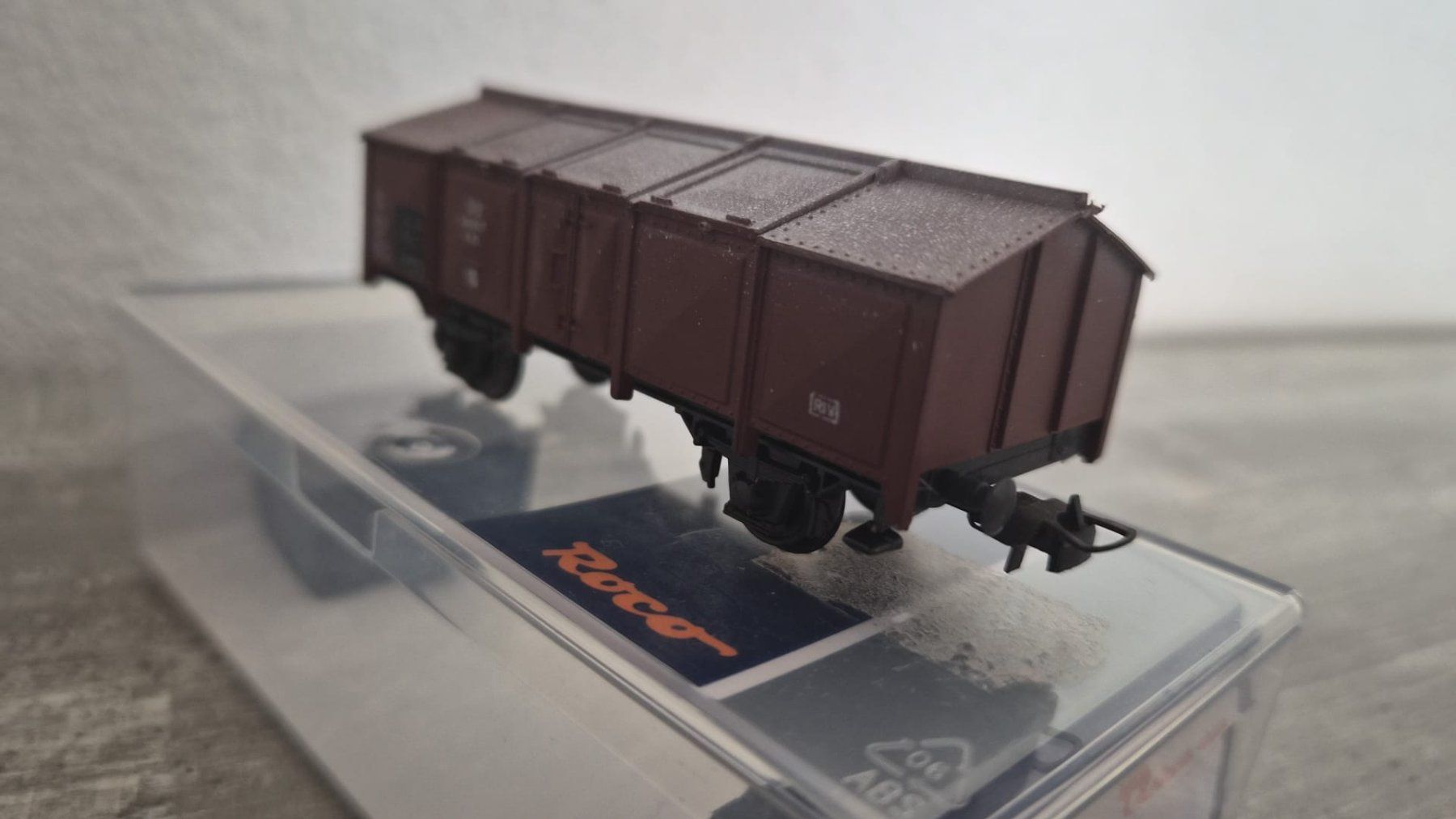 Roco Modellini di ferrovie: H0/DC Analog / Roco Klappdeckwagen, top rar – Nuovo (secondo la descrizione) da Dielsdorf venduto da Haesi0 4