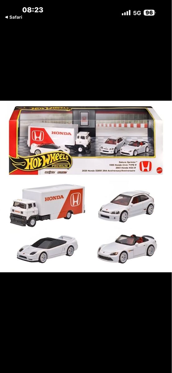 Hot Wheels Modellini d'auto: Hot Wheels Honda Premium Sammlerset – Nuovo e nell'imballaggio originale da Kirchberg BE venduto da Gismonicola 1