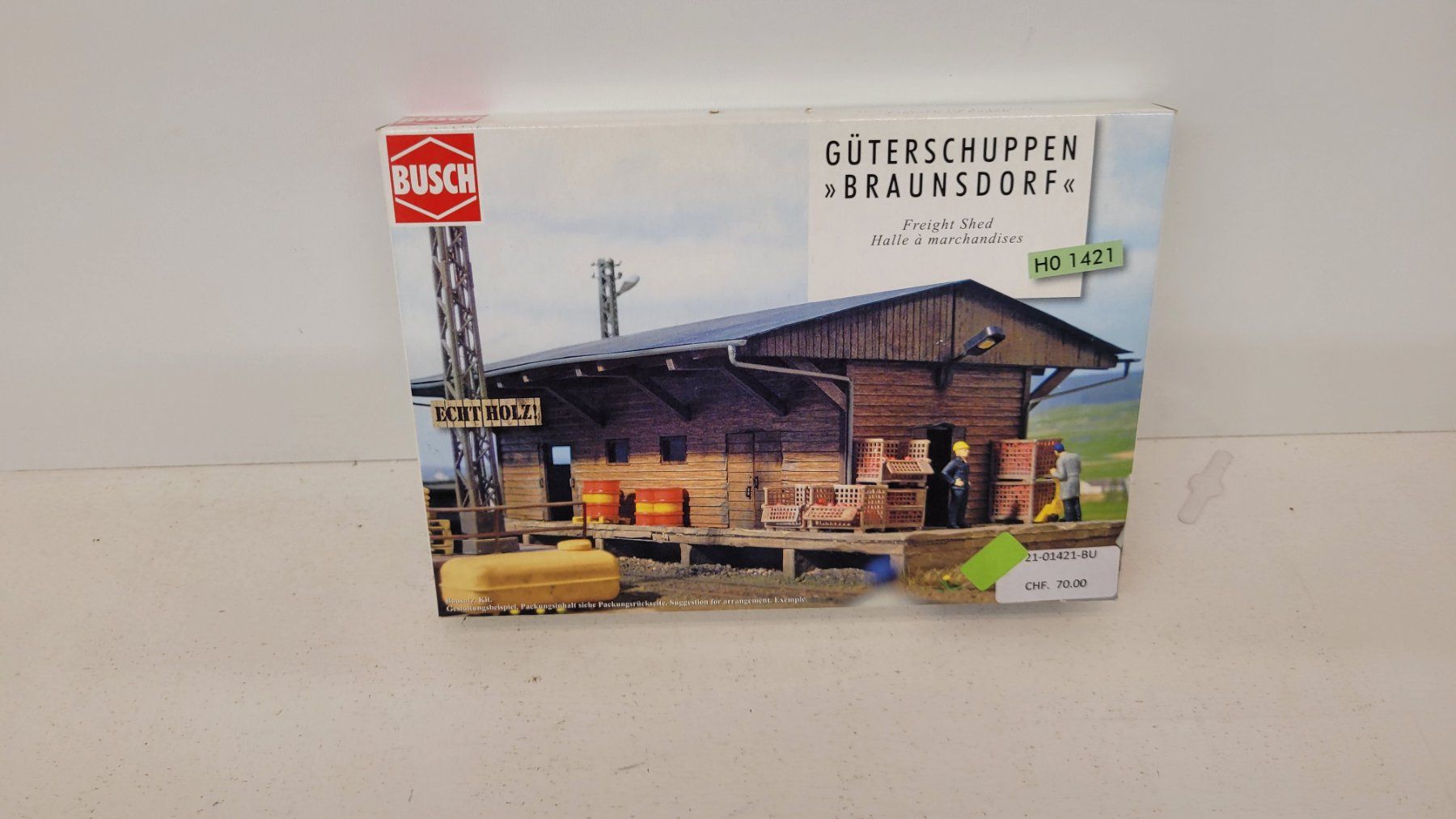 Faller Modellini di ferrovie: Konvolut aus Busch/Faller Wohnhaus H0 – Usato da Büsserach venduto da ModellbahnDepot 2