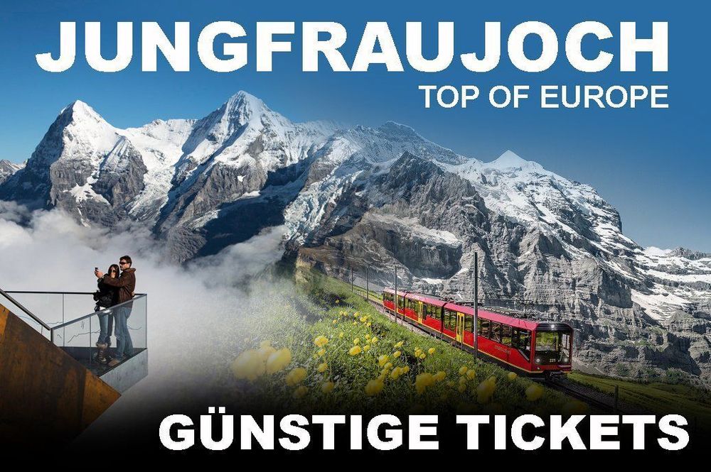 TICKETS Jungfraujoch Top Of Europe Gutschein Jungfrau Ticket | Kaufen ...