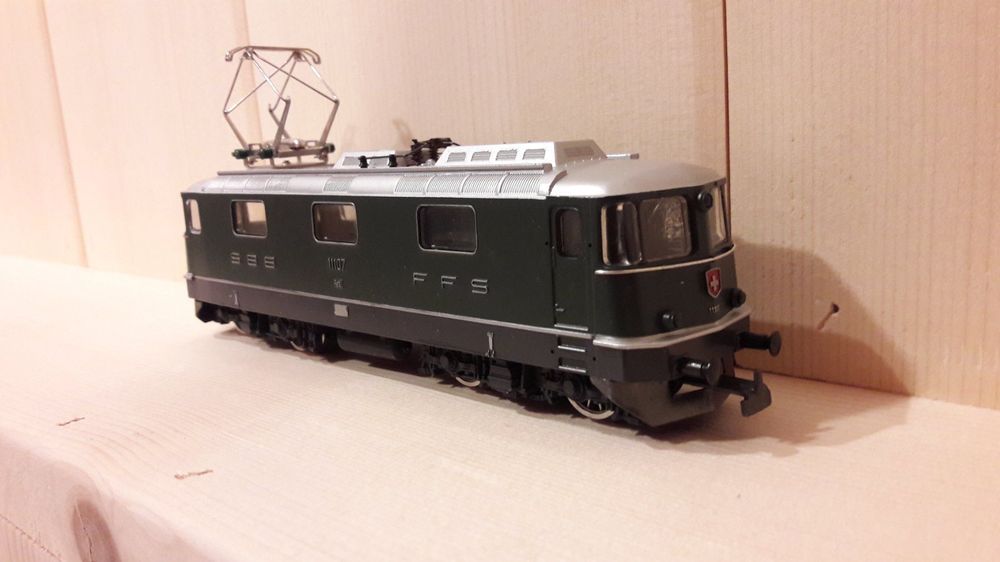 Locomotive électrique HAG RE4/4 – échelle HO, Verte, Neuve En Boîte Avec Notice, Analogique