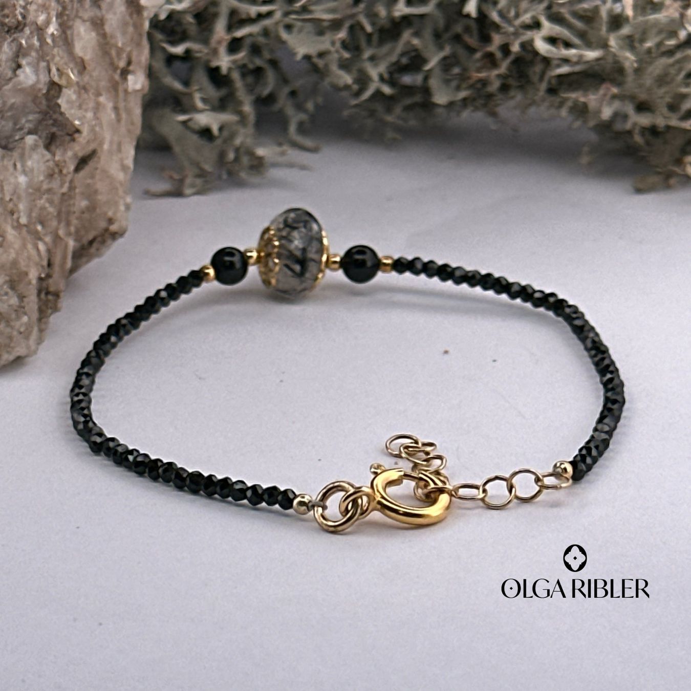 Olga Ribler Armbänder & -reifen: Spinel Armband mit Rutilquarz in Silber 925 – Neu (gemäss Beschreibung) aus Luzern von Schmuckoutlet 3