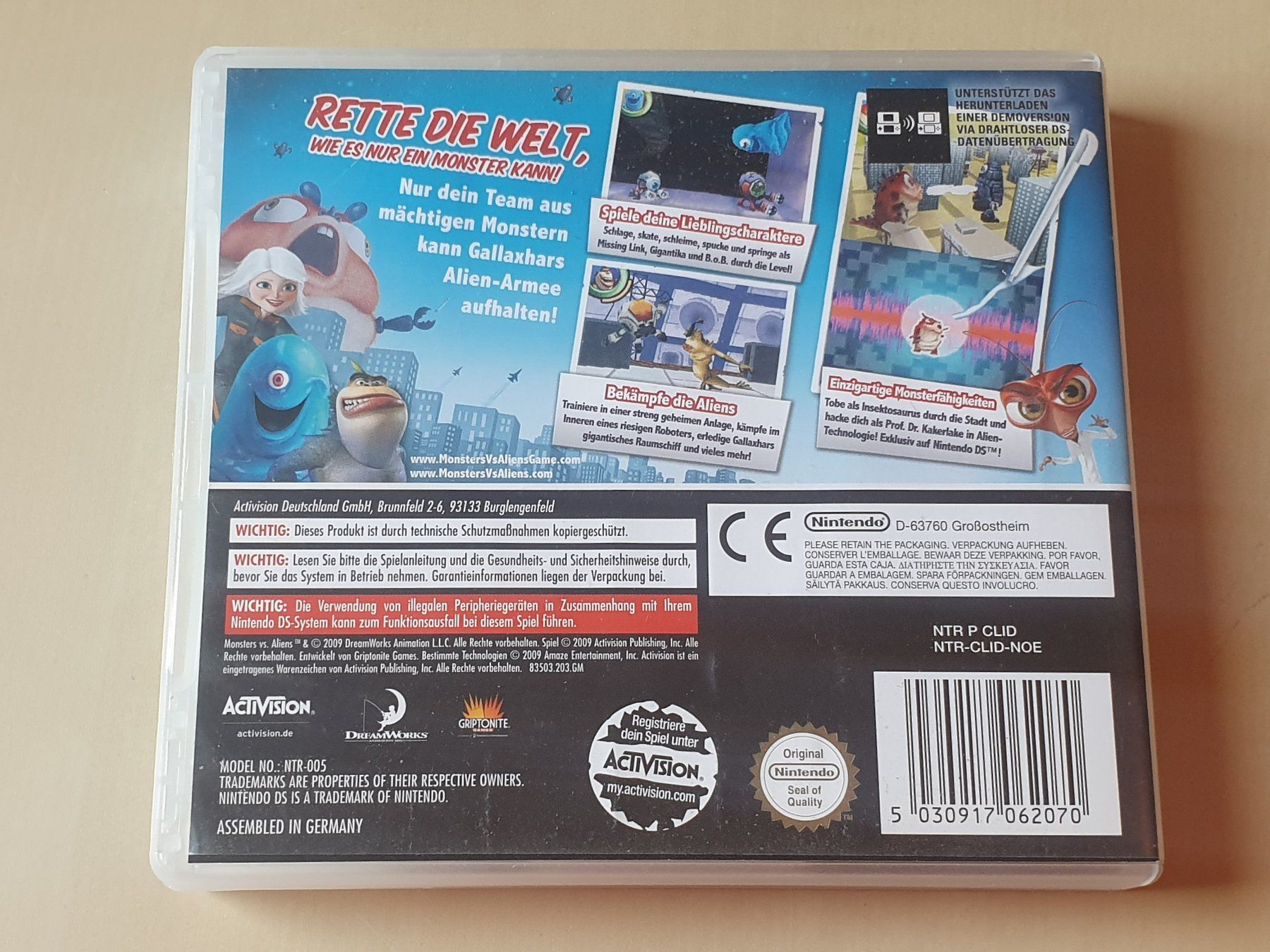 Nintendo Jeux: Monsters vs Aliens – D'occasion à Stansstad par collectorsshop 1