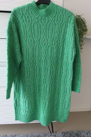 Damen Longpullover Grösse XL, Zopfmuster rundherum - NEU