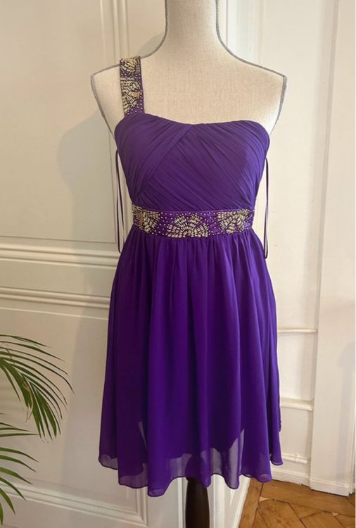 Robe De Soirée Brillante Argent Jane Norman Taille 8 - Extensible - Neuve Avec étiquettes