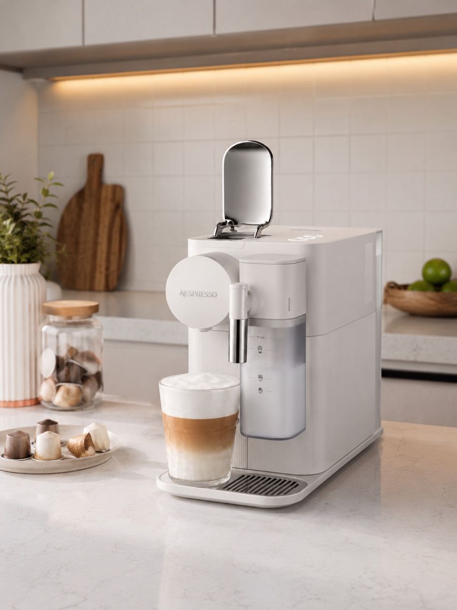 Nespresso Macchine per caffè & Macchine per espresso: Nespresso Lattissima One Coffee Machine White – Usato da Zermatt venduto da Sowwer