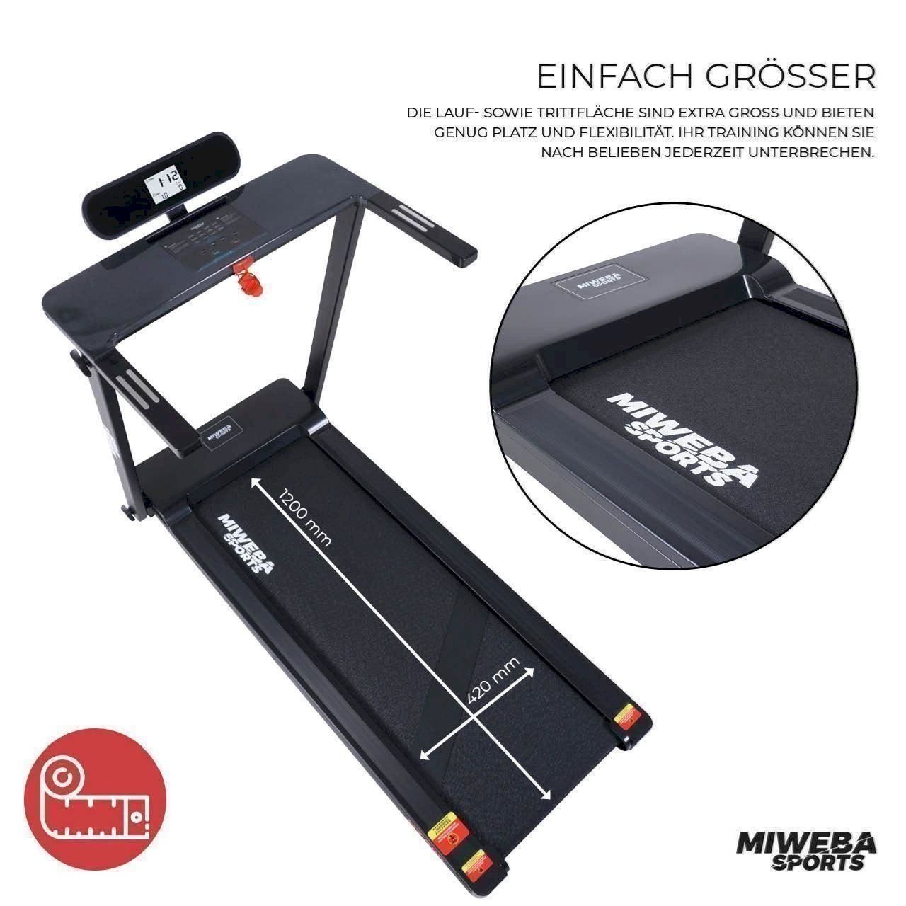 Hometrainer: Miweba elektrisches Laufband HT500 – Neu und originalverpackt aus Bottighofen von zaap 7