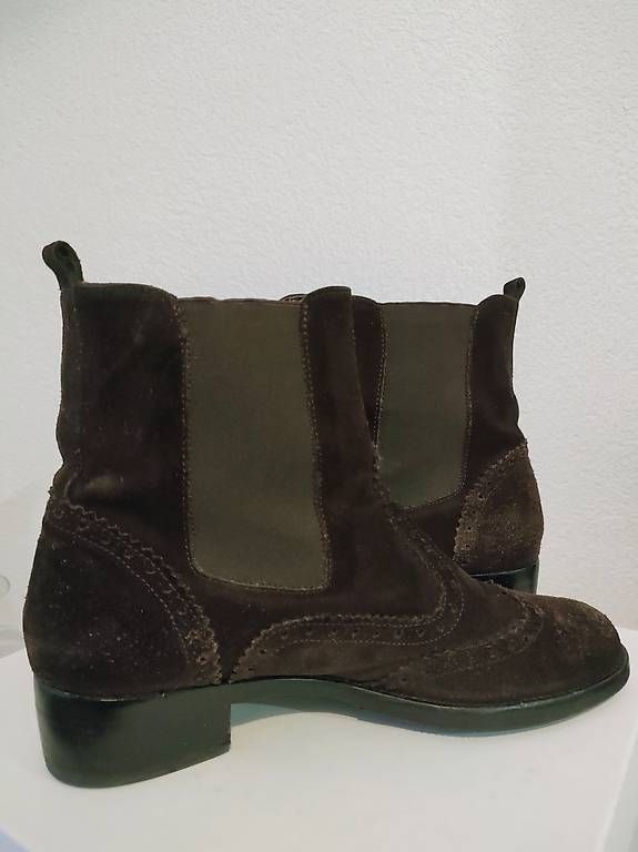 Scarpe da uomo: Bottes marron foncé - envoi colis gratuit – Usato da Renens VD venduto da lptvs_22 1