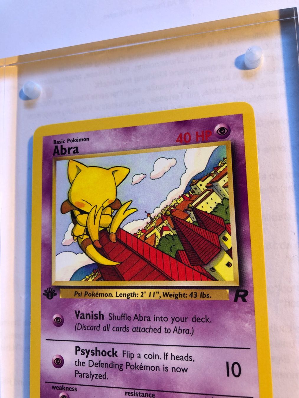 Carte collezionabili: Abra 1st Team Rocket - MINT - ab 1.- – Usato da Giubiasco venduto da dan_pr8b 3