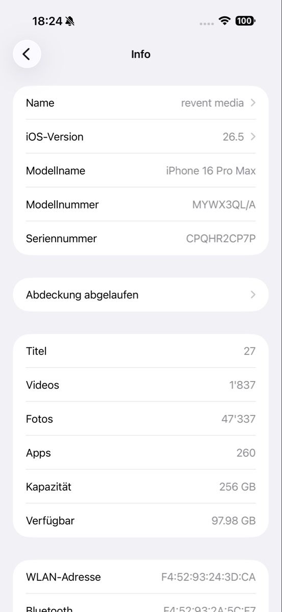 Apple Portables: iPhone 16 Pro Max Desert Titanium 256GB – D'occasion à Bubendorf par mclayton 4