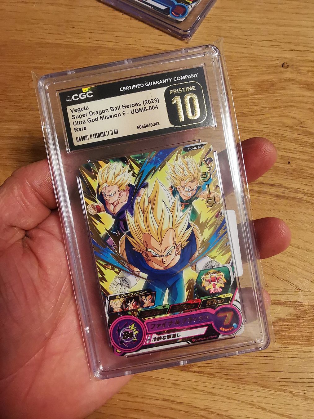 Carte collezionabili: CGC Pristine 10, Dragon Ball Heroes, Vegeta, Trunks, Gohan – Usato da Lengnau AG venduto da Bamboo_fighter
