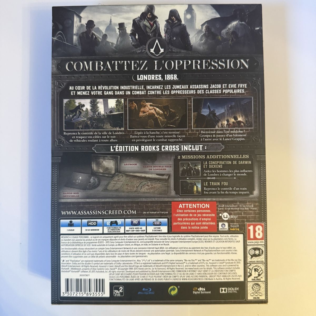 Sony Giochi: Assassin's Creed Syndicate Rooks Edition PS4 – Usato da Vésenaz venduto da RMShop 3