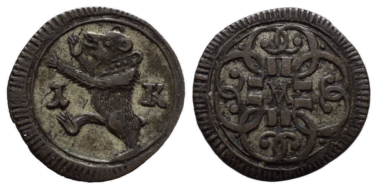 Tutti le monete: St. Gallen Kreuzer o.J.  2-910i  /3407 – Usato da Trimbach venduto da Solothurn1