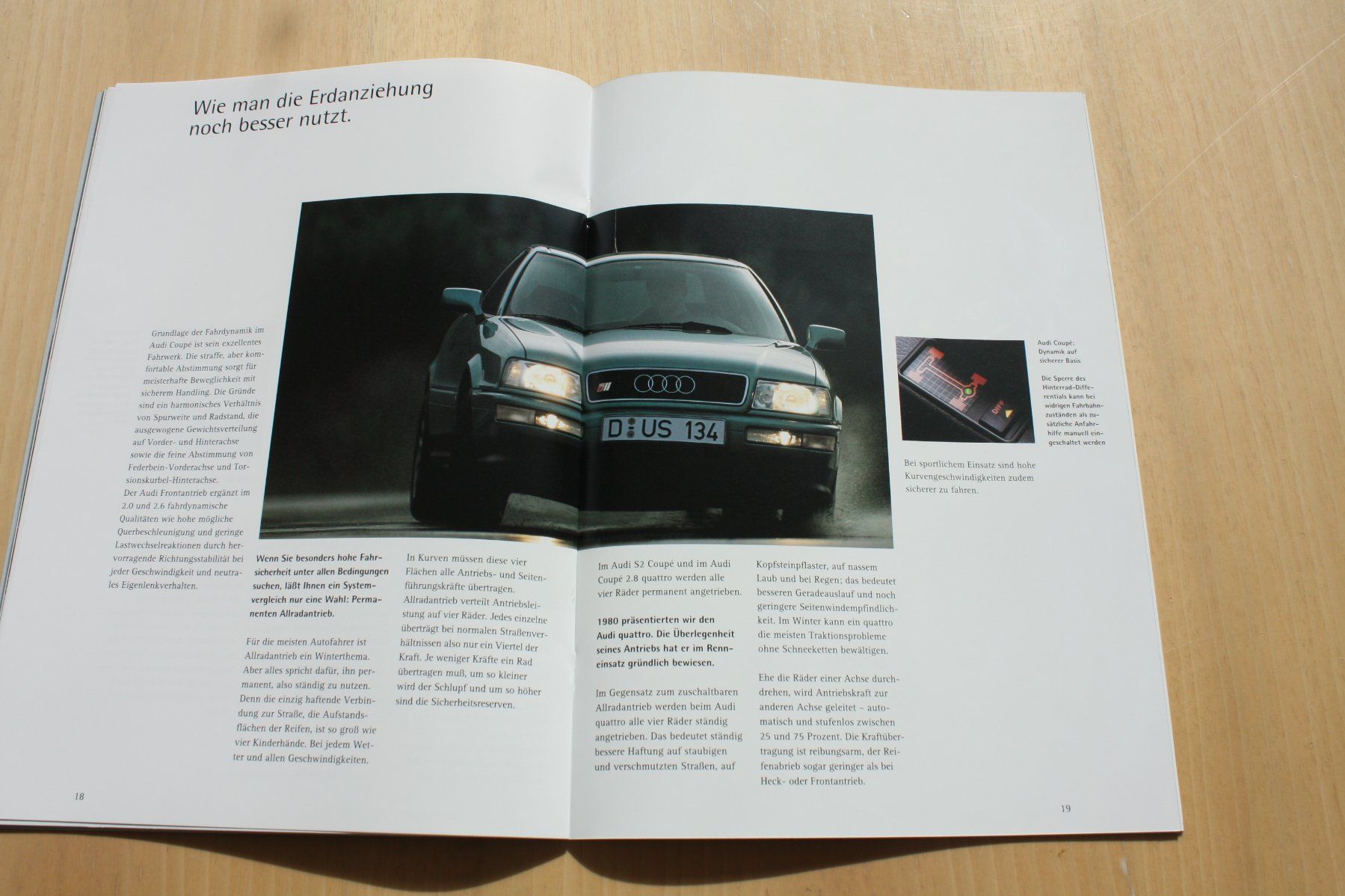 Audi Documenti: Audi Coupe & Coupe S2 Prospekt 3/1995 – Usato da Wikon venduto da erwin400 4