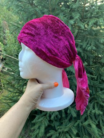 Sciarpa Accessorize Angels viscosa velluto fucsia farfalle