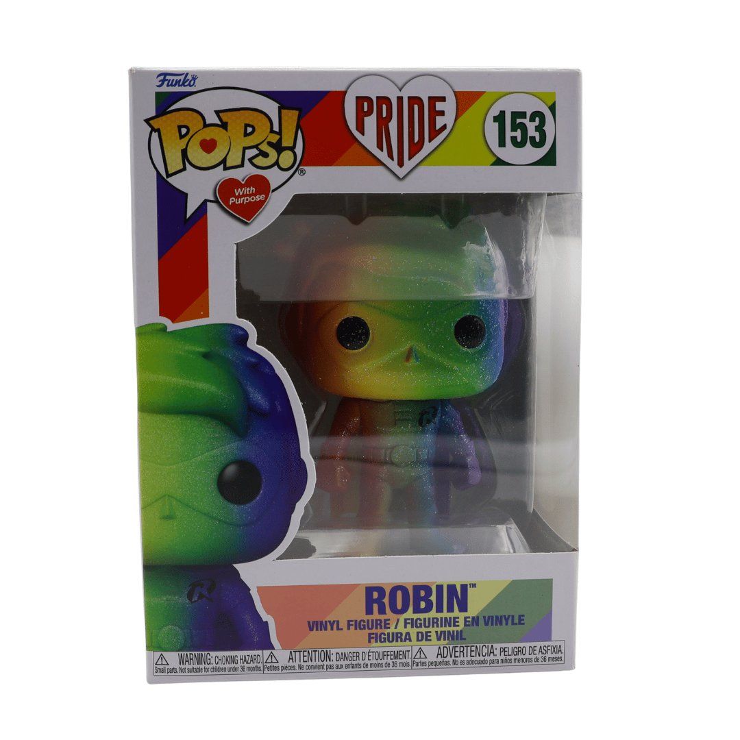 Funko Statuette: Robin #153 Pride Funko POP DC – Nuovo e nell'imballaggio originale da Paudex venduto da dindeboy