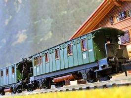 2er Set historische K.P.E.V. __ Abteilwagen Kassel __ Spur N