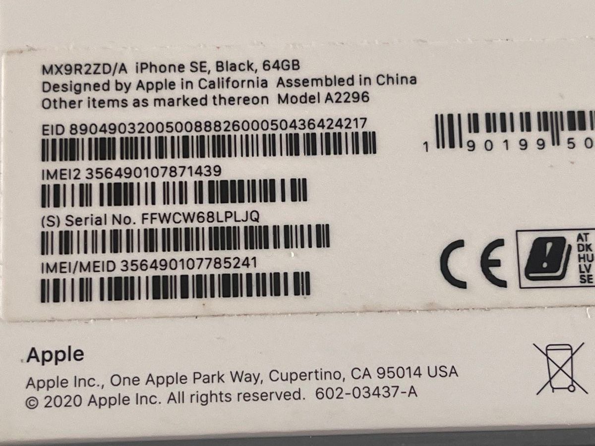 Apple Telefoni cellulari / Smartphones: iPhone SE 2. Gen. 2020 64 GB – Usato da Laupen BE venduto da Rohe5500 2