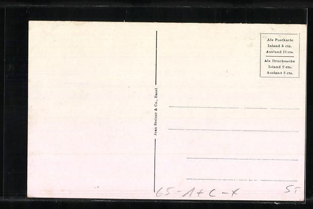 Cartoline postali: AK Basel, Hauptbahnhof mit Springbrunnen – Usato da Berlin venduto da bartko-reher 1