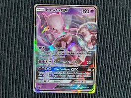 Pokemon Mewtu GX SM196 Black Star Promo Near Mint