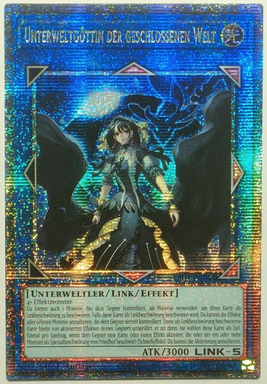 YuGiOh! Unterweltgöttin der geschlossenen Welt,(25th Rare) Kaufen auf Ricardo