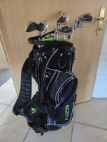 Left-Handed Golf Club Set – 10 Clubs + Dunlop Golf Bag