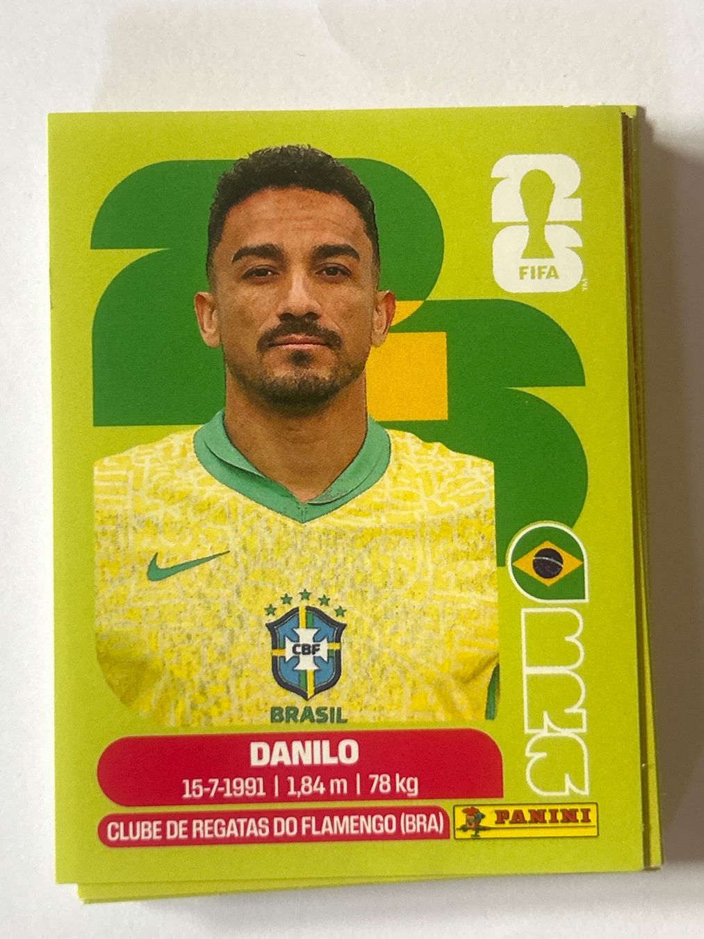 Panini Sammelbilder & Trading cards: Panini WM 2026 Sticker - Danilo BRA 7 – Neu (gemäss Beschreibung) aus Troistorrents von sim_d75d