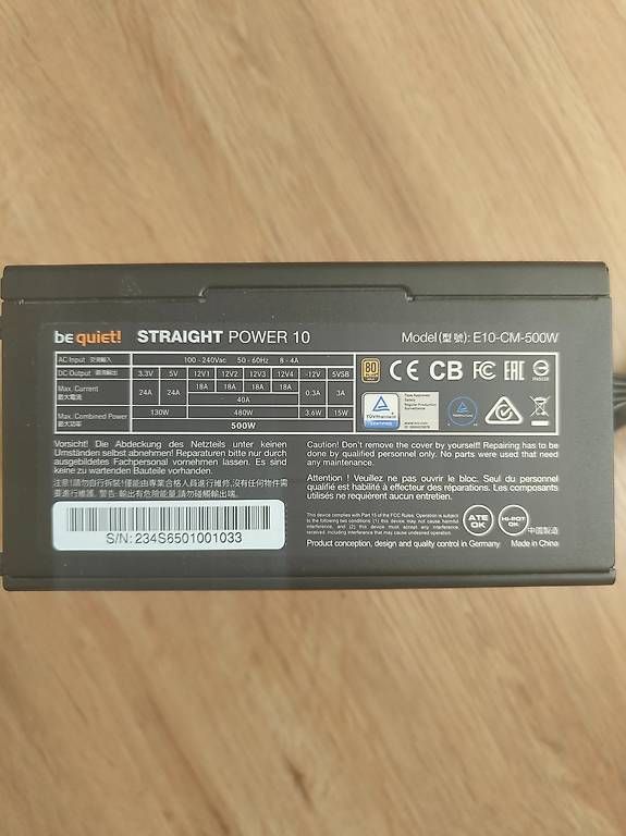 Componenti elettronici: be quiet! Straight Power 10 CM – Usato da Speicher venduto da sgtcheaftain 2