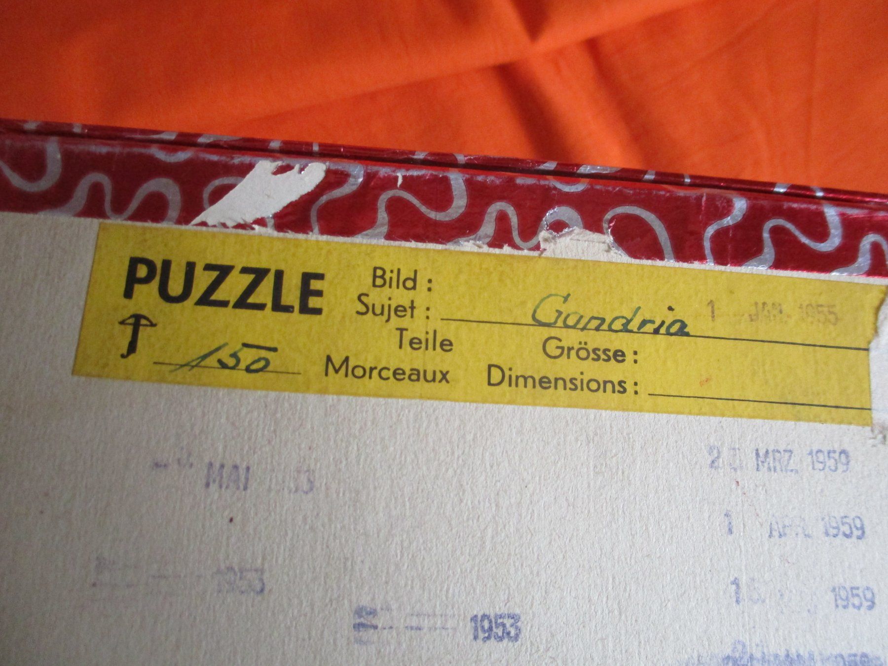 Penelope Puzzles: Penelope Holzpuzzle Gandria – D'occasion à Birsfelden par alles-muss-raus 1