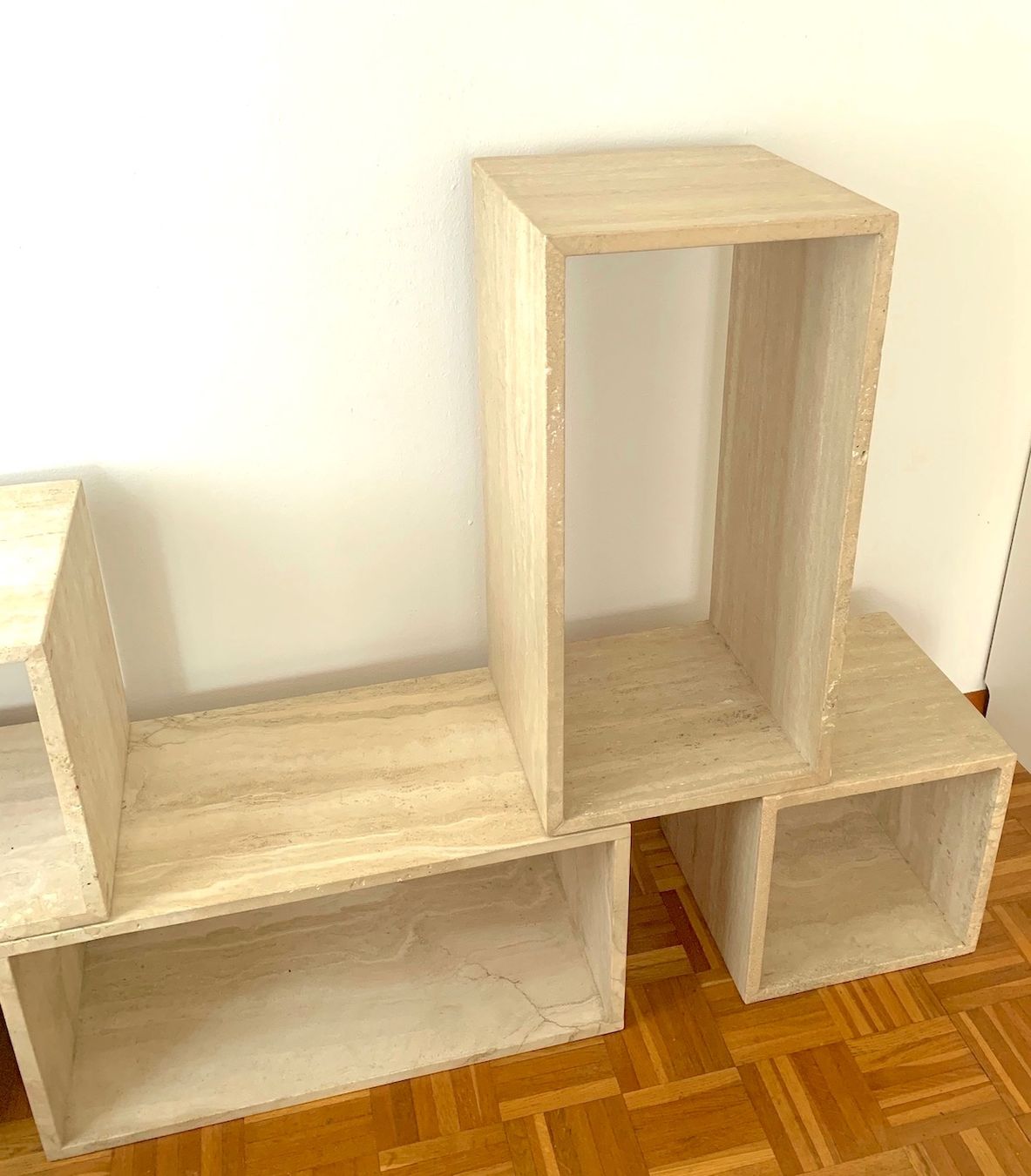Regale: Travertin 70 x 35 x 35 cm  Wohnregalteil oder Beistelltisch – Gebraucht aus Diessenhofen von Bonifazius177 1