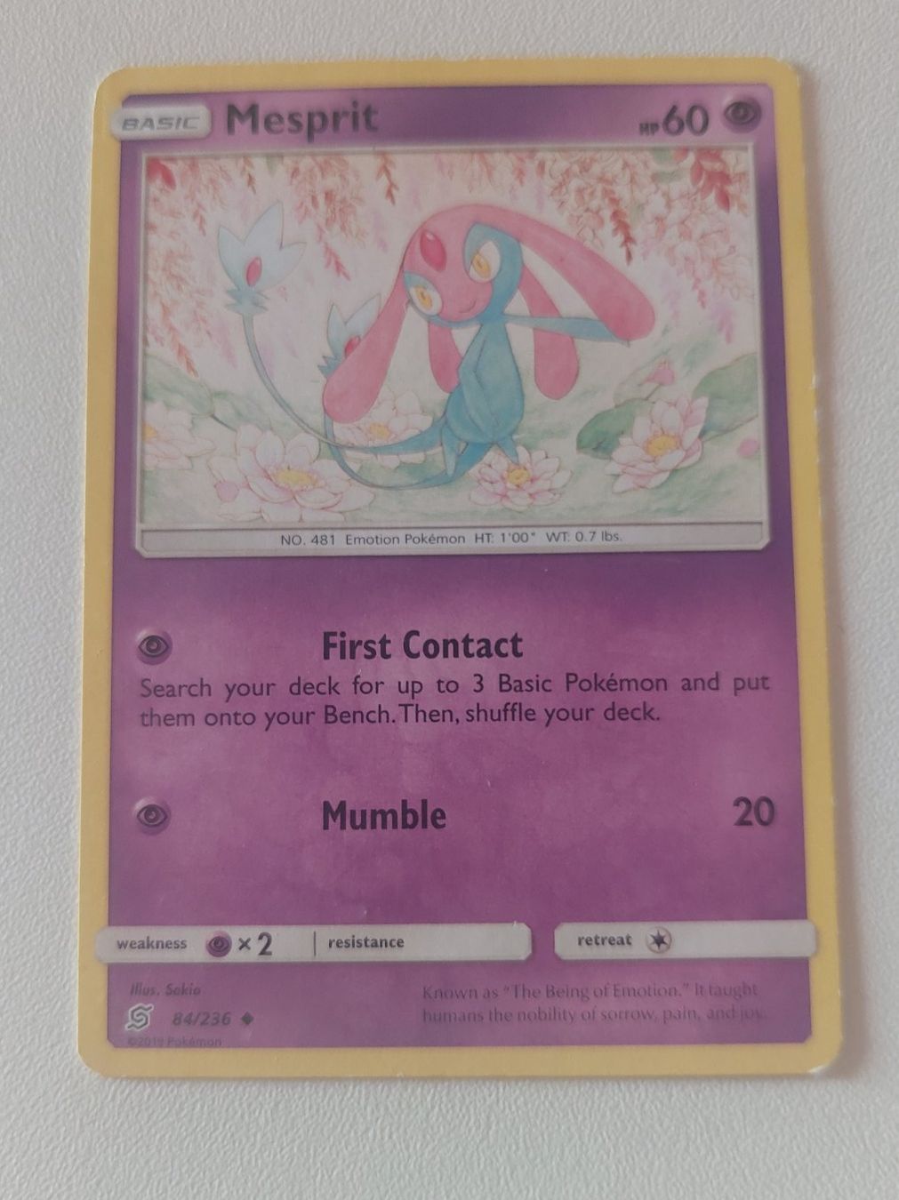 Pokémon Carte collezionabili: Pokemon Karte - Mesprit – Usato da Erlinsbach venduto da pfunky