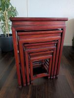 Set of vintage Chinese Palisander Nesting tables