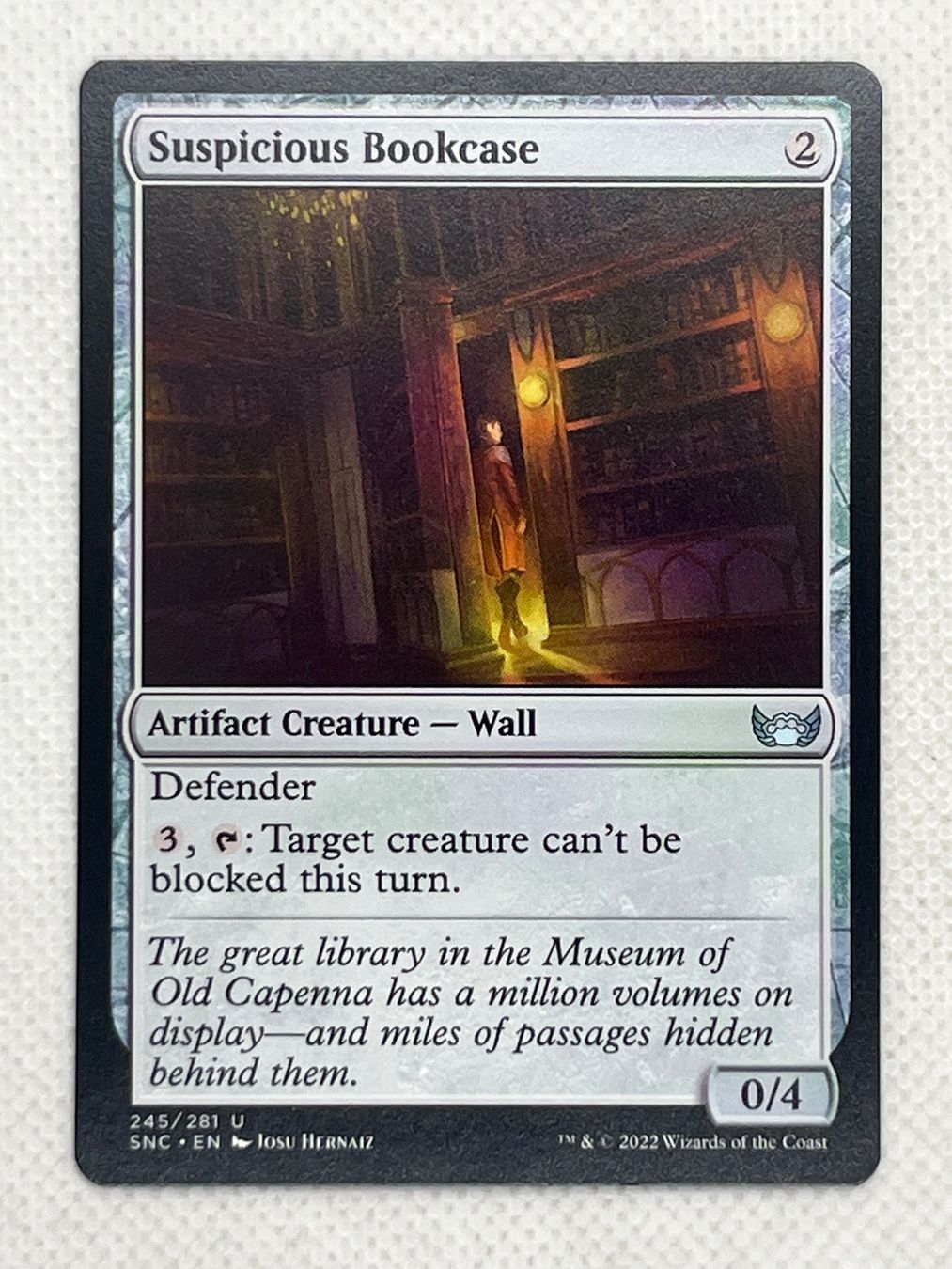 Magic The Gathering Sammelbilder & Trading cards: Magic Card: Suspicious Bookcase – Gebraucht aus Hinterkappelen von Kim1992