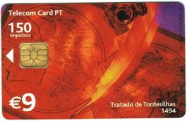 Telefonkarte Portugal Tratado de Tordesilhas 1494