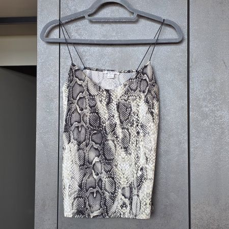 🐸 AMISU TOP S SCHLANGENMUSTER SNAKE SKIN
