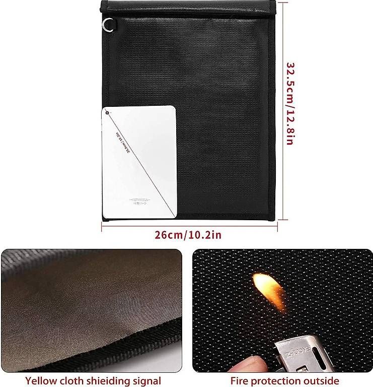Borse: Faraday-Tasche oder -Sack - Groß (45 x 35 cm) – Nuovo (secondo la descrizione) da Novaggio venduto da GreenWebSolutions 2