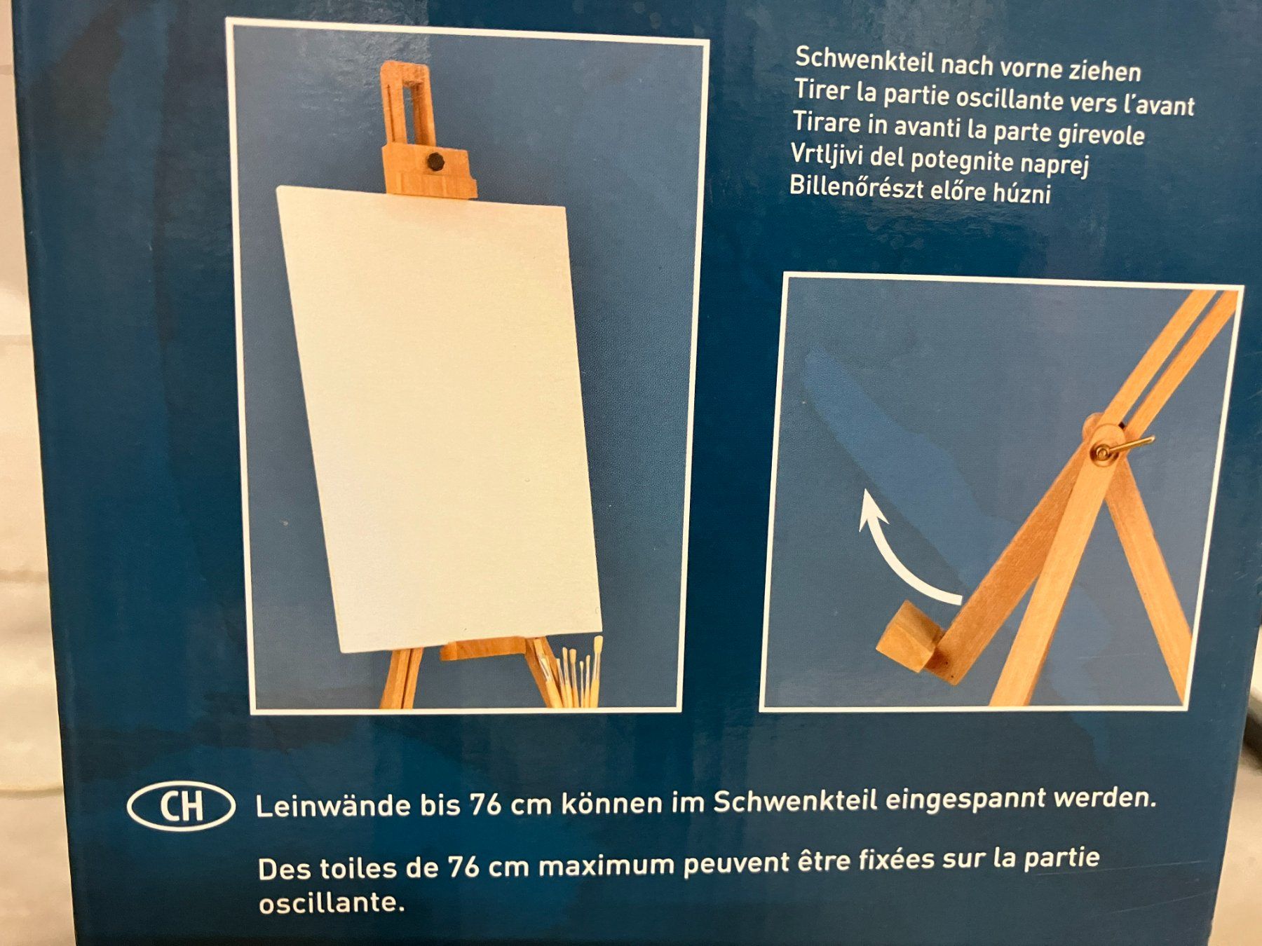 Cavalletti: Staffelei aus Pinien Holz – Nuovo e nell'imballaggio originale da Murg venduto da inf_gy8v 2