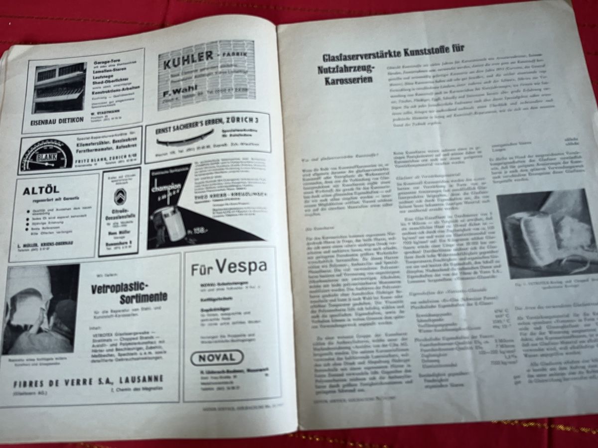 Renault Dokumente: Motor Service/Renault/1959/Oldtimer/Dauphine – Gebraucht aus hunzenschwil von Oldipark 2