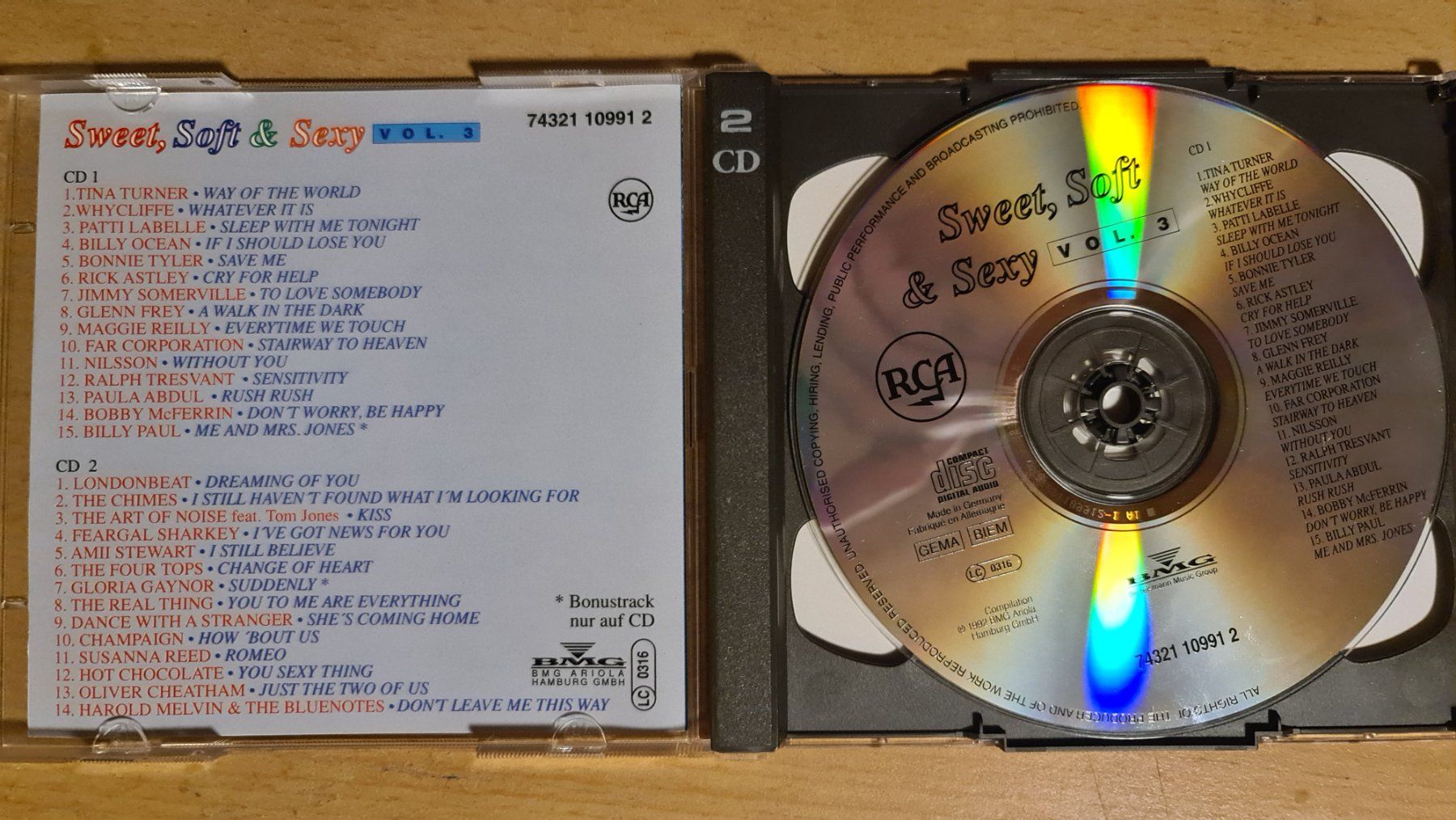 CD: CD Sweet, Soft & Sexy Vol. 3, Doppel CD – Usato da Dintikon venduto da Vexi 1
