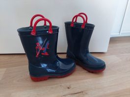 LEUCHTENDE SPIDERMAN GUMMISTIEFEL GR. 24