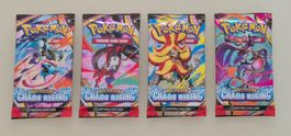 4x Pokémon Chaos Rising Booster EN Neu & OVP Neupreis 40.-.-