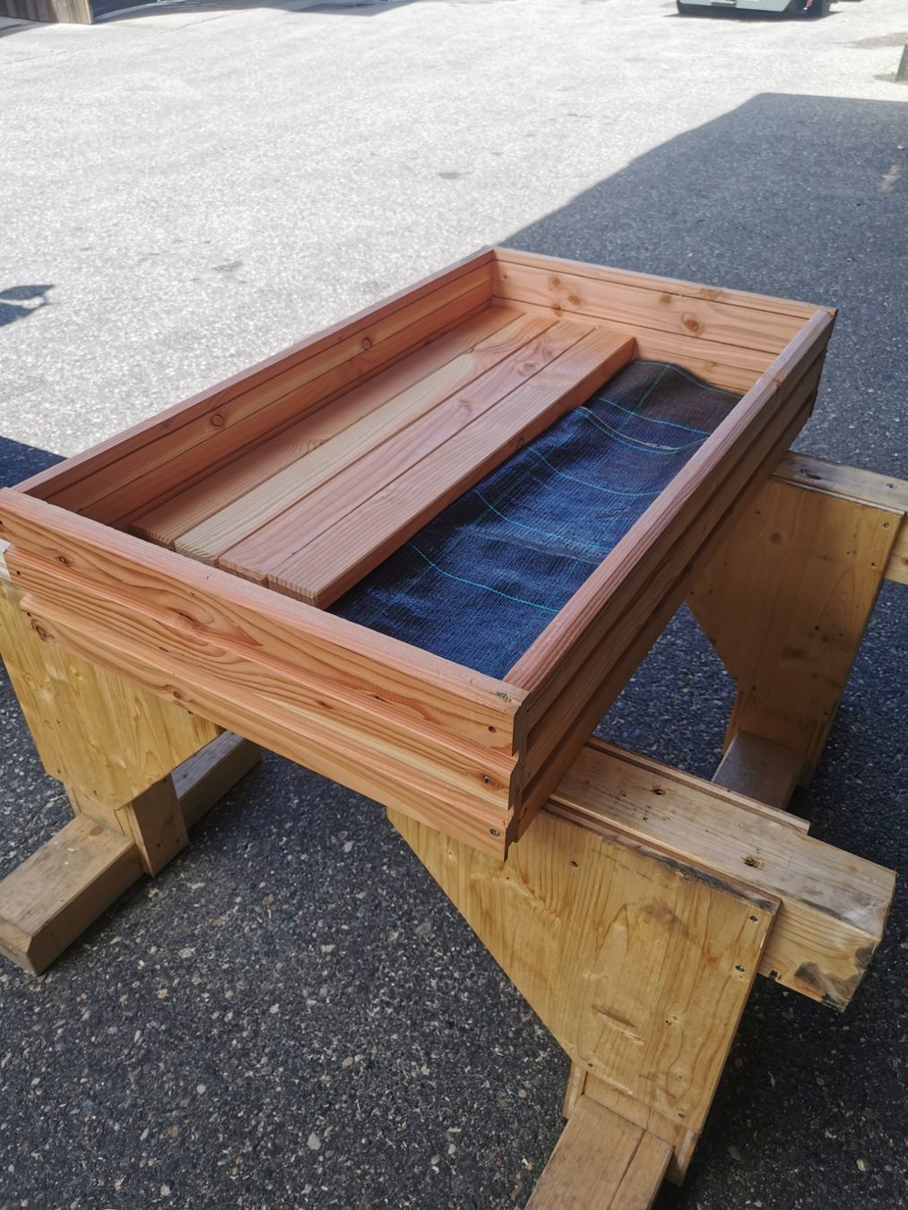 Articoli in legno: Pflanzentisch / Hochbeet - Douglasie - Bausatz – Nuovo (secondo la descrizione) da Langenthal venduto da inf_bk88