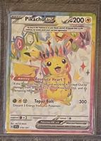 Carte Pokémon Pikachu ex 219/191 état neuf sous pochette